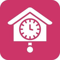 Cuckoo Clock Vector Icon Design