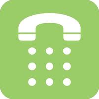Phone Dial Vector Icon Design