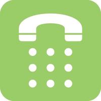 Phone Dial Vector Icon Design