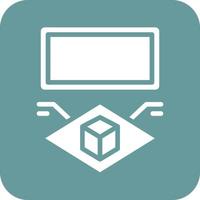 Augmented Reality Vector Icon Design