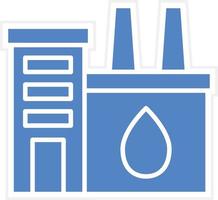 Water Factory Vector Icon Design