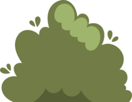 cute simple bush illustration png