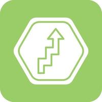 Zig Zag Road Vector Icon Design