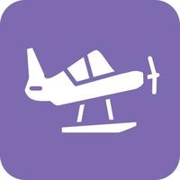 Seaplane Vector Icon Design