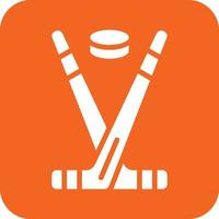 hielo hockey icono vetor estilo vector