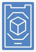 Augmented Reality Vector Icon Design
