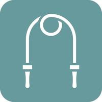 Skipping Rope Vector Icon Design