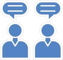 Dialogue Vector Icon Design