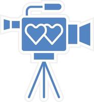 Video Camera Icon Vetor Style vector