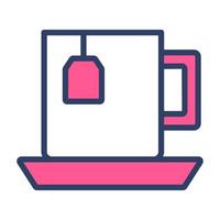 An amazing vector of tea cup, concept of hot beverage