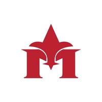 m logo download icon simple m symbol aa1 vector