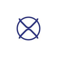 x logo design easy catchy x design unknown icon a2 vector