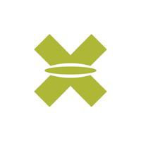 x logo design easy catchy x design unknown icon aa1 vector