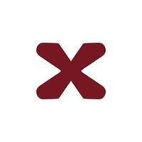 x logo design easy catchy x design unknown icon a4 vector