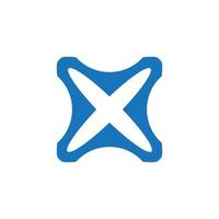 x logo design easy catchy x design unknown icon a7 vector