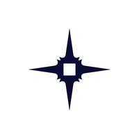 Compass logo template icon vector image