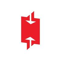 elevator logo up down symbol bait logo a3 vector
