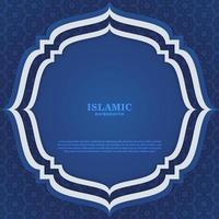 Islamic background design template good use for banner card posters and more vector