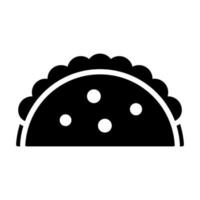 Burrito vector design in trendy style, easy to use icon