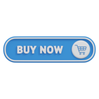 comprar ahora botón 3d prestar, transparente fondo, hacer clic botón png