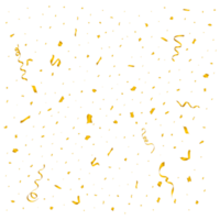 confetti PNG ontwerp voor de festival achtergrond. gemakkelijk blik folie confetti vallend achtergrond. gemakkelijk rood, groente, gouden, blauw confetti Aan transparant achtergrond. viering evenement en partij png.