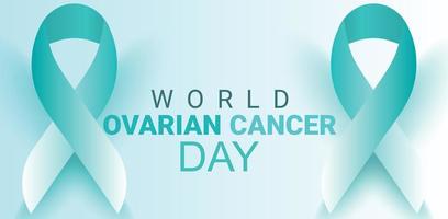 World Ovarian Cancer day. Template for background, banner, card, poster. vector illustration.