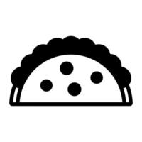 Burrito vector design in trendy style, easy to use icon