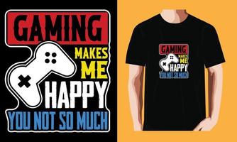 gaming makes me happy vector