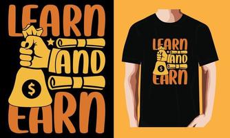 learn and earn vector