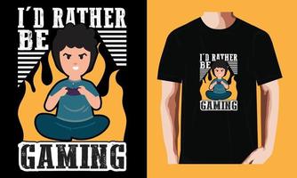 i'd rather be gaming vector
