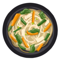 Korean food illustration png