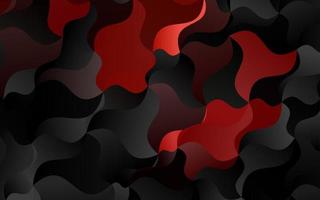 Dark Red vector pattern with bubble shapes.