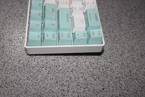 Photo of keyboard seen from above