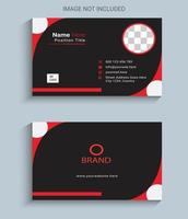 simple and modern business card template vector