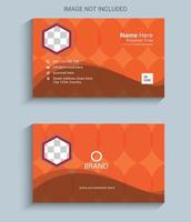 simple and modern business card template vector