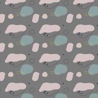 Memphis Pattern In Natural Contemporary Style. Background, Package, Textile. Vector Illustration
