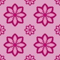 seamless pattern with flowers illustration background photo
