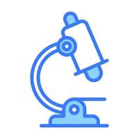 Beautiful design of microscope, a lab equipment, modern style vector
