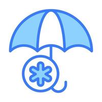 Medical insurance vector icon of medical health care