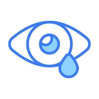 An amazing vector icon of eye drop, in modern style