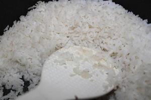 foto de blanco arroz en el cuenca