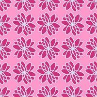 red flowers pattern pink illustration background photo
