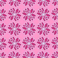 red flowers pattern pink illustration background photo