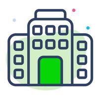 Hospital building vector design in modern style, easy to use icon