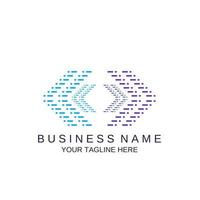 Logo Design Template. Vector design element for your company logo. Colorful Abstract Logo, Modern type of logo, business company logo template.