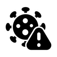 Trendy icon of coronavirus alert, editable icon easy to use vector