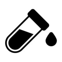 Test tube trendy editable vector icon,blood test