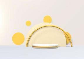 podium, stage, pedestal, product  display, display, gold photo