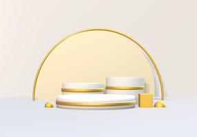 podium, stage, pedestal, product  display, display, gold photo