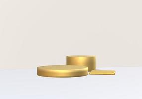 podium, stage, pedestal, product  display, display, gold photo